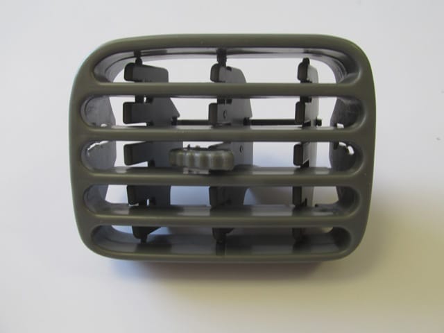 RENAULT-CLIO--SD/HB--02/08;--FRONT-GRILLE-PLAST.-LH-GRAY-(DIFFUSER)