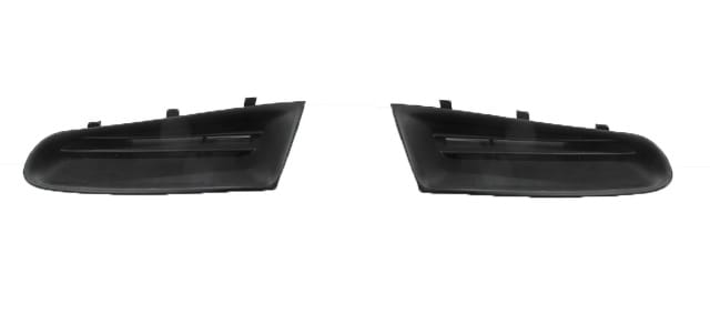 RENAULT-CLIO--HB--06/09;-GRILLE-RH/LH-SET-(2-PCS)-BLACK