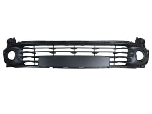 RENAULT-CLIO--HB--13/16;--FRONT-BUMPER-GRILLE-BLACK-W/FOG-HOLE