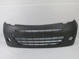 RENAULT-KANGOO--08/13;-FRONT-BUMPER-BLACK-W/F.L.HOLE