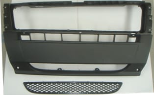 PEUGEOT-BOXER--07/13;-FRONT-BUMPER-CENTER-DARK-GRAY-W/GRILLE
