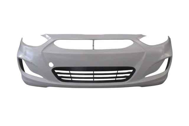 HYUNDAI-ACCENT--BLUE--11/18;-FRONT-BUMPER-W/GRILLE-&-W/-F.L.HOLE