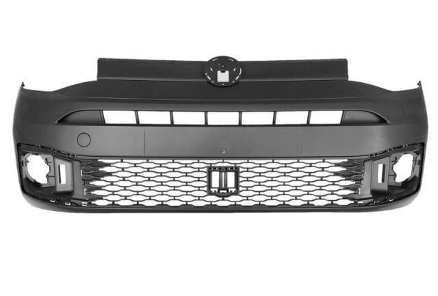 VOLKSWAGEN CADDY 21/25; ÖN TAMPON PANJURLU/SİS DELİKLİ/CARGO MAXI SİYAH (TYG)