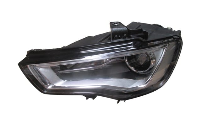 AUDI A3- SD/HB/SB- 12/16; FAR LAMBASI SOL ELEKTRİKLİ/MOTORLU/MERCEKLİ/XENON/LEDLİ (E MARKLI)