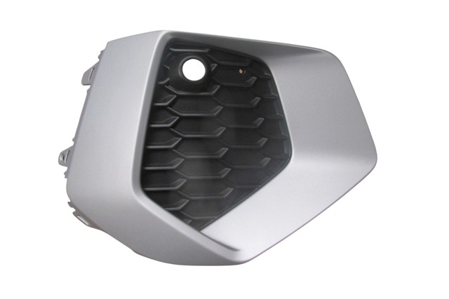 Audi A3 Sis Lamba Kapaği Sağ Siyah/Gümüş Gri/Sensör Delikli (Tw) (8Y0807672TB2)