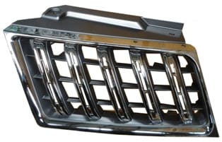 MITSUBISHI L200- PICK UP- 10/13; ÖN PANJUR SAĞ NİKELAJLI/İÇ PETEKLERİ GÜMÜŞ GRİ (FPI)