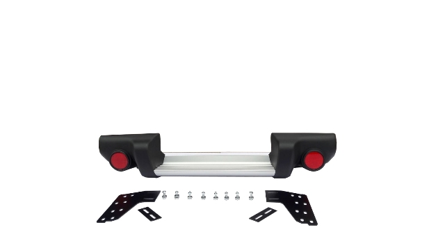 MITSUBISHI-L200--PICK-UP--06/15;-REAR-BUMPER-SPORT-(ALUMINUM)-(W/REFLECTOR)-(W/BRACKET)