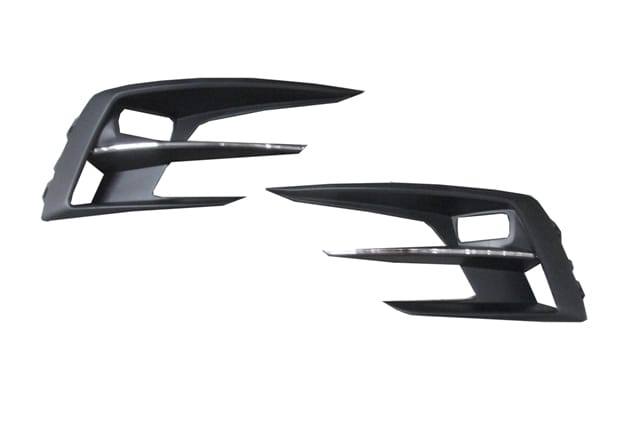 RENAULT MEGANE- 4- SD- 21/24; SİS LAMBA KAPAĞI SAĞ/SOL SET/SİS DELİKLİ/SİYAH/NİKELAJ ÇITALI