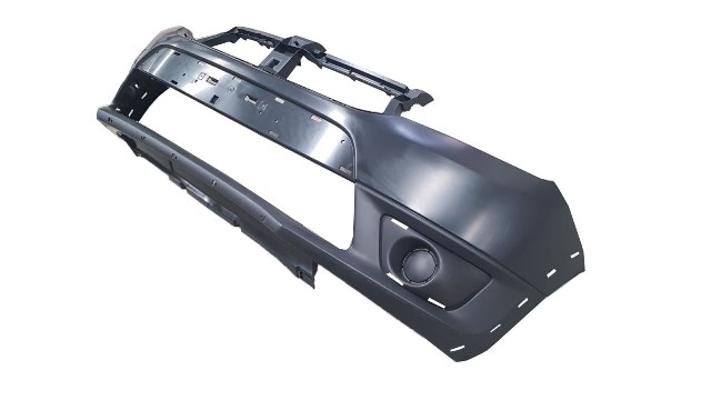 DACIA-SANDERO--13/16;-FRONT-BUMPER-BLACK-(STEPWAY)-W/HOLE