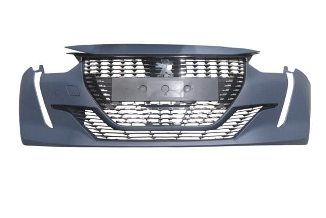 PEUGEOT 208- 20/23; ÖN TAMPON ASTARLI PANJURLU KOMPLE/ÇEKİ KAPAKLI/BRAKETLİ (TW)