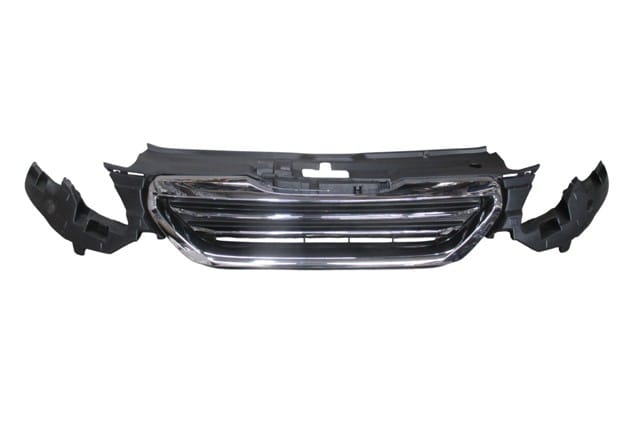 PEUGEOT 2008- 13/16; ÖN PANJUR SİYAH (NİKELAJ ÇERÇEVELİ) (TW)