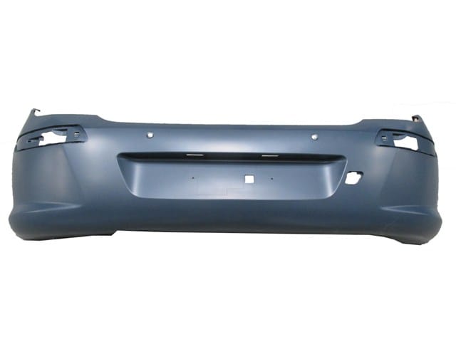 PEUGEOT 308- 08/11; ARKA TAMPON KOYU GRİ (SENSÖR DELİKLİ) (TW)