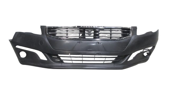 PEUGEOT 508- 14/17; ÖN TAMPON SİYAH PANJURLU KOMPLE/BRAKETLİ (TW)