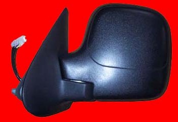 PEUGEOT PARTNER- 96/02; KAPI AYNASI SOL ELEKTRIKLI/ISITMALI SIYAH 5FISLI (TW)