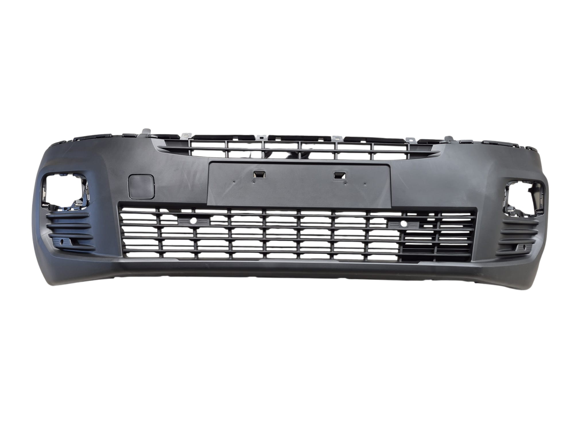 CITROEN BERLINGO VAN 19/24; ÖN TAMPON SİYAH(SİS DELİKLİ)(ÇEKİ KAPAKLI)(4 SENSÖR DELİKLİ)EUROBUMP