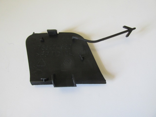 FIAT-DOBLO--11/15;-FRONT-BUMPER-TOW-HOOK-COVER-BLACK