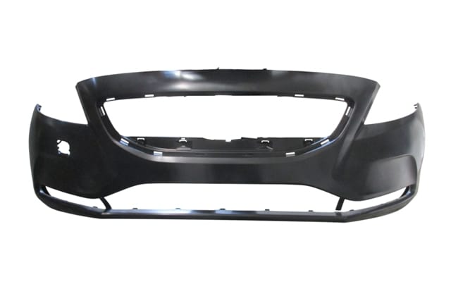 VOLVO V40- 13/19; ÖN TAMPON SİYAH/FAR YIKAMA DELİKSİZ (TYG)