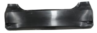 TOYOTA COROLLA- E150- 10/13; ARKA TAMPON SİYAH (REFLEKTÖR DELİKLİ (SENSÖR DELİKSİZ) (TYG)