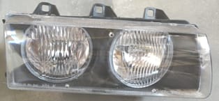 BMW 3 SERI E36 COUPE 91/98; FAR LAMBASI SAĞ MAN/ELK (ÇİZGİSİZ PLASTİK CAM)MERCEKSİZ HELLA TİP