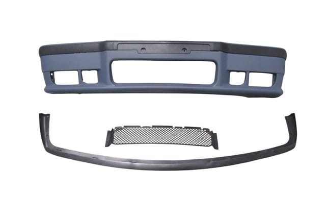 BMW 3 SERI- E36- 91/98; ÖN TAMPON ASTARLI (SPOİLERLİ/BANDLI/PANJURLU/SİS DELİKLİ) (M-TECH/M3)