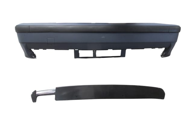 BMW 3 SERI- E36- 91/98; ARKA TAMPON KOMPLE ASTARLI(BANDLI/KARLIKLI/TEK EGZOS DELİKLİ) (M-TECH/M3)