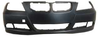 BMW 3 SERI- E90- 05/09; ÖN TAMPON (ASTARLI/KOYU GRİ SENSÖR/FAR YIKAMA DELİKSİZ/SİS DELİKLİ)(TÜV)TYG)
