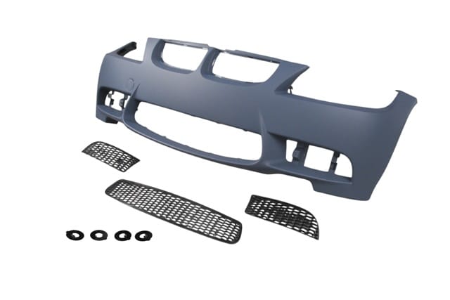 BMW 3 SERI- E90- 05/09; ÖN TAMPON ASTARLI(SİS D.SİZ KAPAK/IZGRALI/SEN.YUVALI/ÇEK.KAPAKLI)M3-STYLE/LC