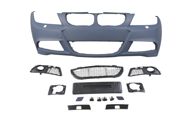 BMW 3 SERI- E90- 09/11; ÖN TAMPON ASTARLI (SİSLİ/F.YIK.LI/SİS KAPAKLI/IZGARALI/PLAKA PLS) M-TECH/LCI