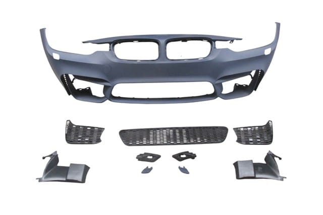 BMW 3 SERI- F30- 12/18; ÖN TAMPON ASTARLI (SİS DELİKSİZ KAPAK/IZGARALI/F.YIK.LI/ÇEK.KAPAKLI)M3/STYLE