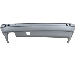 BMW 5 SERI- E34- 88/95; ARKA TAMPON GRİ (BAND DELİKLİ) (TW)