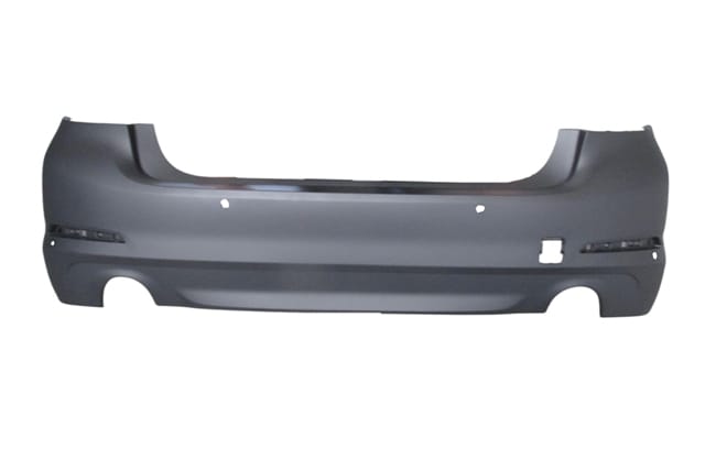 BMW 5 SERI- G30- 17/20; ARKA TAMPON GRİ (4 SENSÖR DELİKLİ) (TYG)