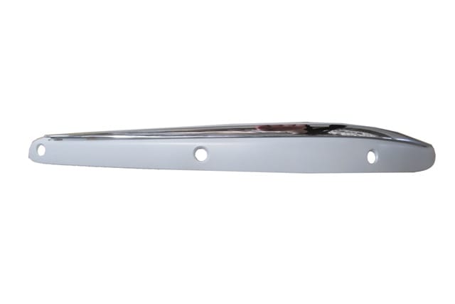 MERCEDES E CLASS- W211- 03/06; ÖN TAMPON BANDI SOL GRİ ASTARLI/NİKELAJ ÇITALI/SENSÖR DELİKLİ (TW)