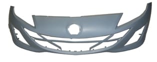 MAZDA 3- SD/HB- 10/11; ÖN TAMPON SİYAH/SİS DELİKLİ TYG)