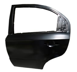 CHEVROLET AVEO- SD- 07/12; ARKA KAPI KOMPLE SOL (ÇELİK BARLI) SİYAH (TW)