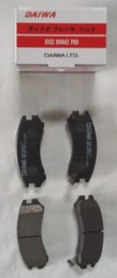 SUZUKI SWIFT- SD/HB- 89/96; ÖN FREN BALATASI (114,8X39,50X16) (DAIWA)