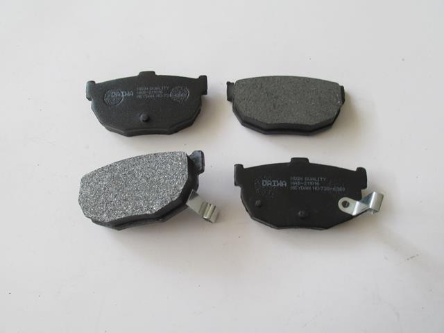 HYUNDAI ELANTRA- 02/03; ARKA FREN BALATASI (DISK) (85.3X45X14) (DAIWA)